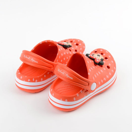 Combo Sandalia Zueco Niña Minnie Rojo y Alitas Flotadoras Niños 3D Ariel