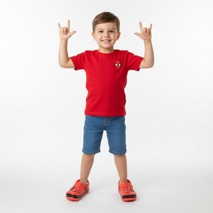Sandalia Zueco Niño Spiderman Rojo