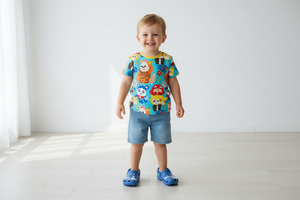 Sandalia Zueco Niño Sonic Azul