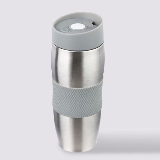 Mug Térmico Acero Inoxidable Gris 350 Ml