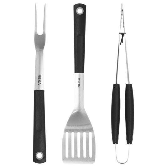 Kit 3 Utensilios Para Parrilla Neka