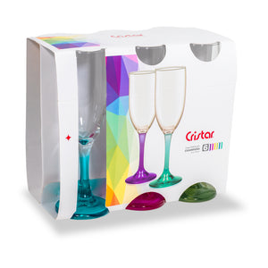 Set De 6 Copas De Champagne 176Cc Versalles Cristar