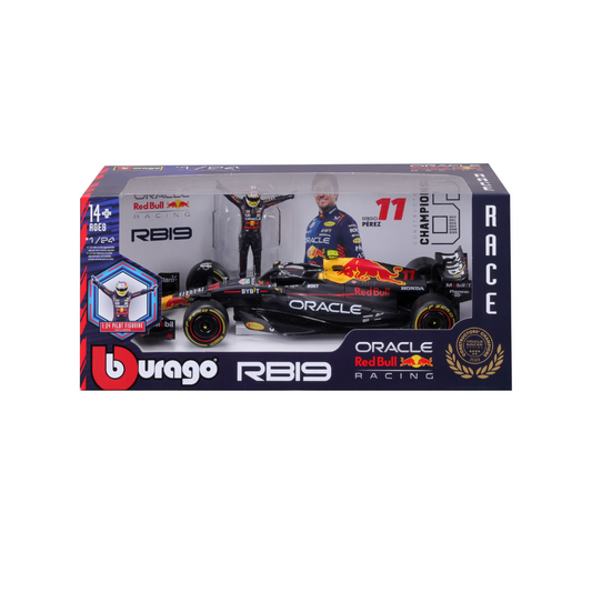 Auto Escala 1:24 Race Oracle Red Bull W/Driver  #11 Sergio Checo Perez
