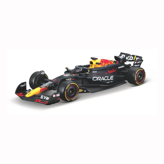 Combo Autos a Escala: Rally 1/55 Eléctrico y 1:43 Oracle Red Bull Max Verstappen RB20