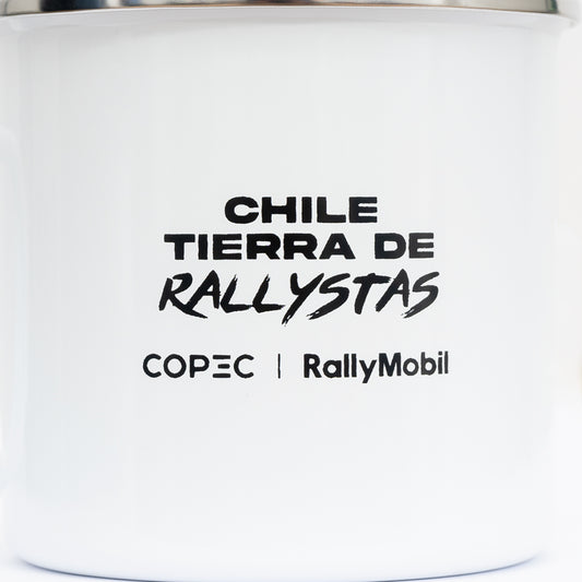 Mug Metal Blanco Rally Copec