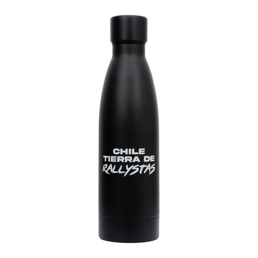 Botella Térmica 500ml Acero Inox / Color Negro Rally