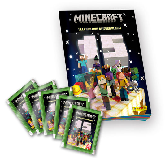 Pack 1 Álbum + 5 Sobres Minecraft 2024