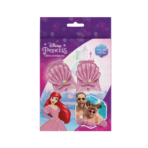 Combo Sandalia Zueco Niña Minnie Rojo y Alitas Flotadoras Niños 3D Ariel