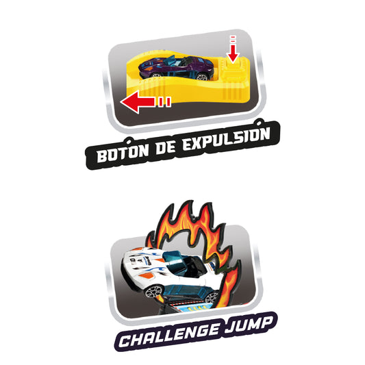 Pista Racing Car Salto Mortal