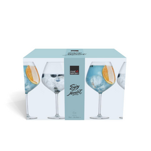 Pack de 6 Copas Cocktails 750ml Gin Tonic Enjoy The Moment