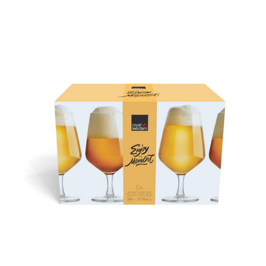 Set de 6 Copones de Cerveza 380ml Enjoy The Moment