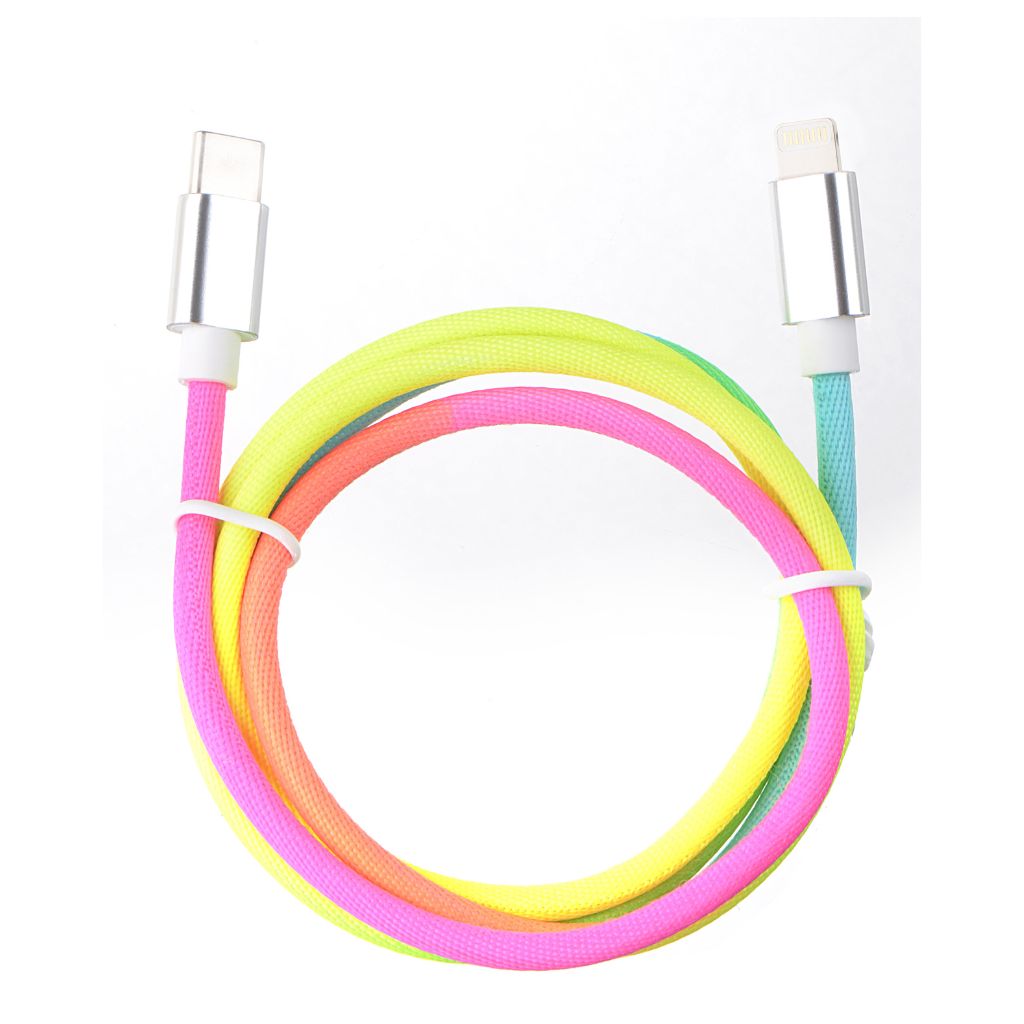 Cable Rainbow Tipo C A Lightning Pd27W 1M Carga Rápida