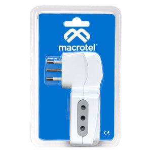 Adaptador Enchufe 10A, 3 Socket 10A, Switch