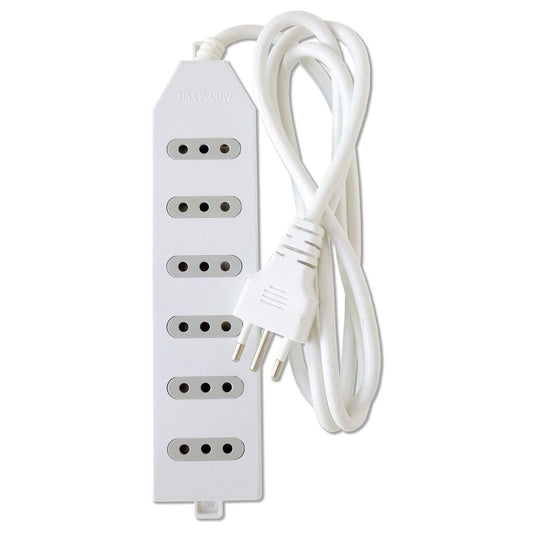 Alargador Multi. 1,5 Mts 6 Posic.Blanco