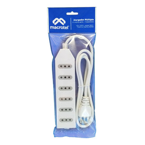 Alargador Multi. 1,5 Mts 6 Posic.Blanco