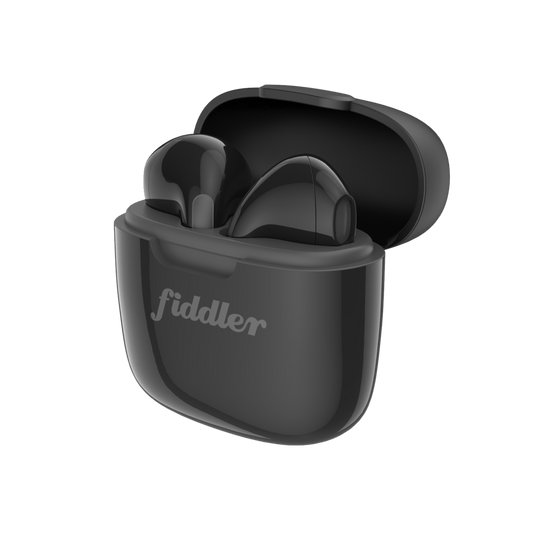 Audífonos Bluetooth Tws Fiddler Colors Negro