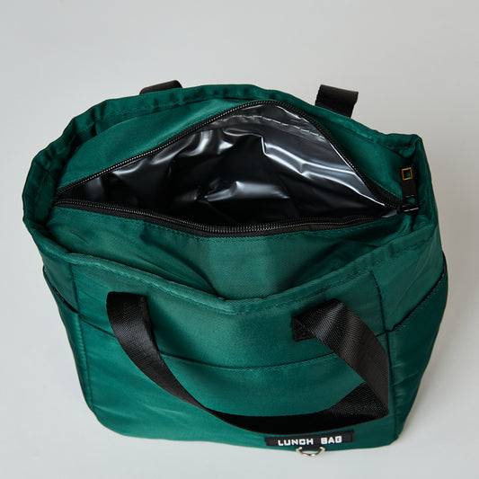 Lonchera con correas Verde Oscuro