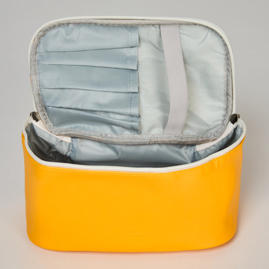 Cosmetiquero Bicolor Pequeño Mostaza