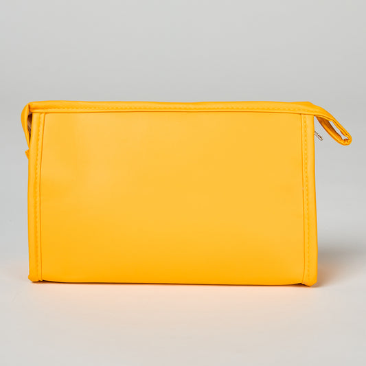 Cosmetiquero Bicolor Mediano Mostaza