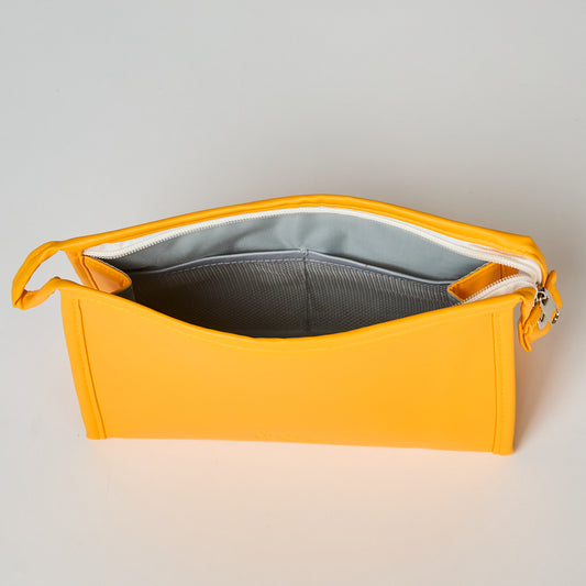 Cosmetiquero Bicolor Mediano Mostaza