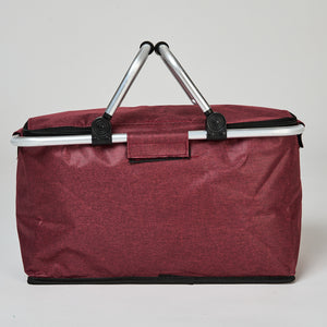 Cooler Plegable Manillas 18Lt Rojo
