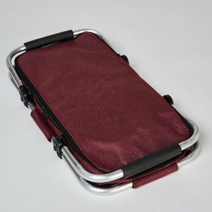 Cooler Plegable Manillas 18Lt Rojo
