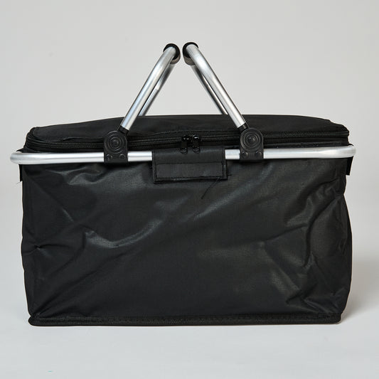 Cooler Plegable Manillas 18Lt Gris Oscuro