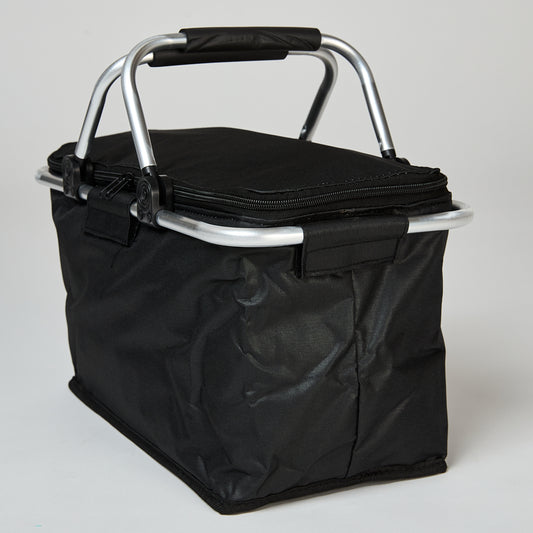 Cooler Plegable Manillas 18Lt Gris Oscuro