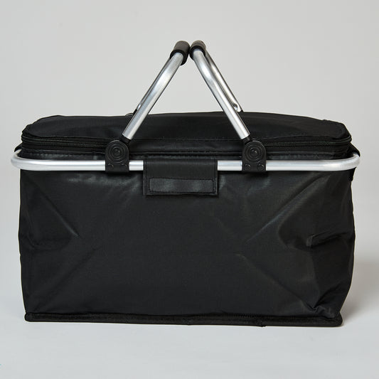 Cooler Plegable Manillas 18Lt Gris Oscuro