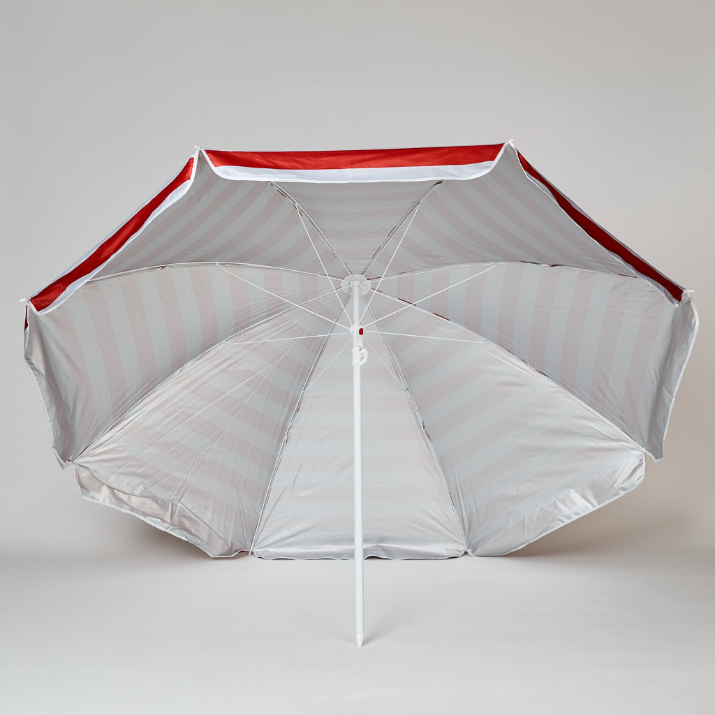 Quitasol UV 2x2m con Bolso Rojo