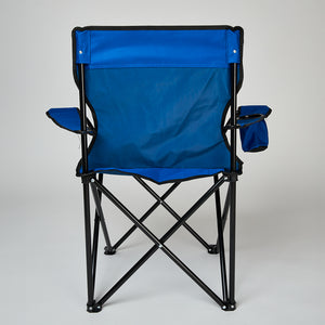 Silla Plegable Camping con Bolso Azul Claro
