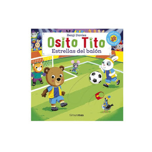 Combo 3 Libros Osito Tito: Un Día en el Jardín + Vamos de Viaje + Estrellas del Balón