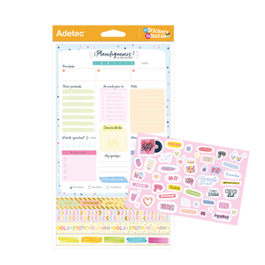 Planificador Diario Adetec - Washing Tape Y Stickers