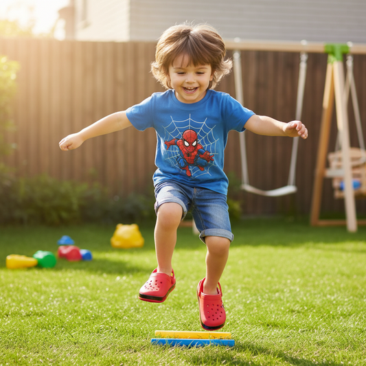 Zueco De Eva Niño Webbed Wonder Spiderman Rojo