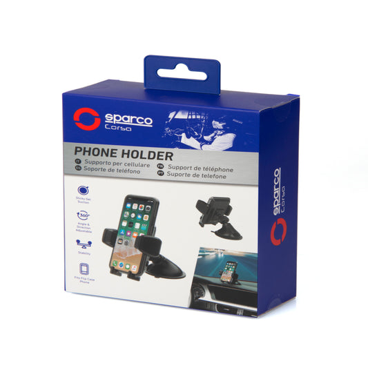 Soporte para Celular con Base de Succión y Clip Sparco