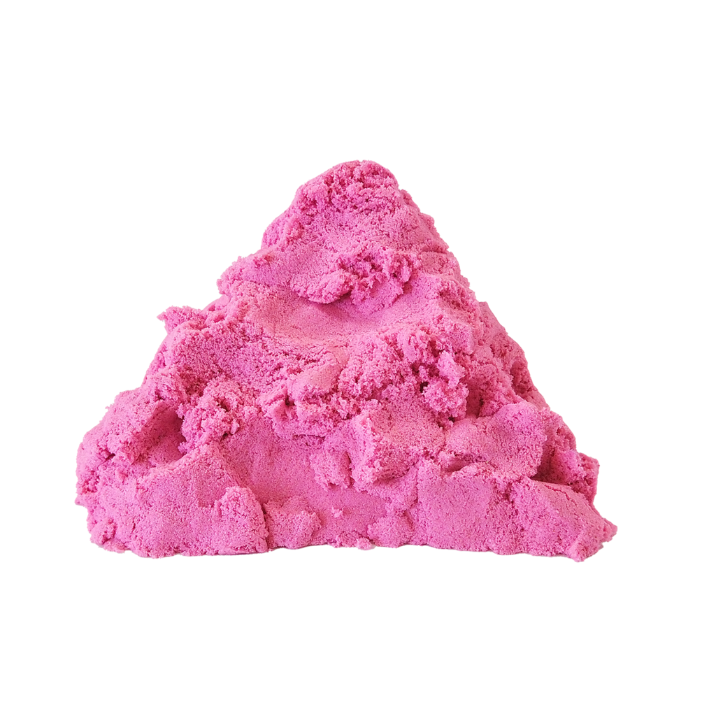 Arena Mágica Color Rosado - 450 Grs 6/Moldes