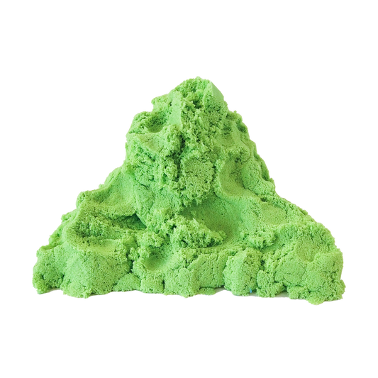 Arena Mágica Color Verde - 450 Grs 6/Moldes