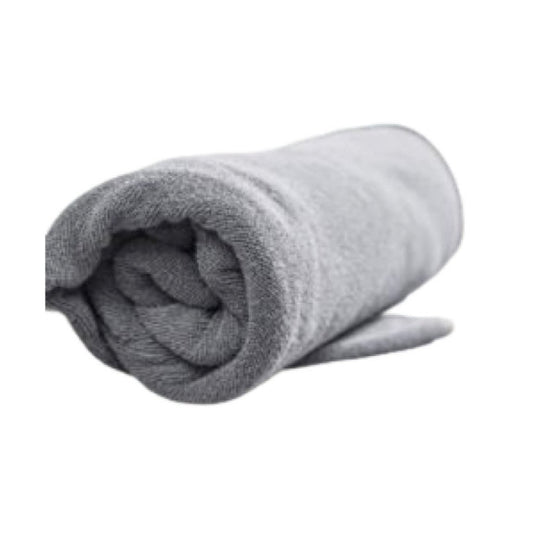 Toalla Microfibra Terry 60x120Cm Gris