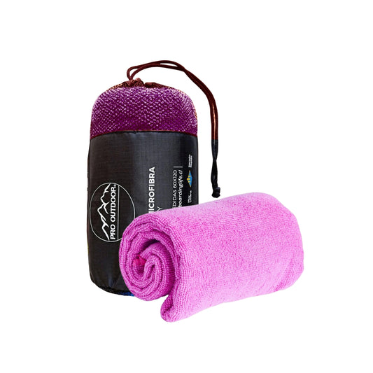 Toalla Microfibra Terry 60x120Cm Morada