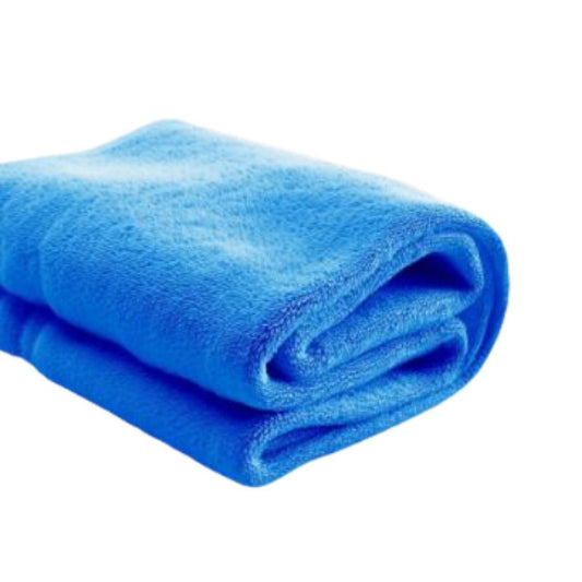 Toalla Microfibra Terry 60x120Cm Azul