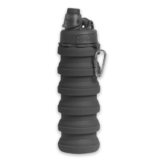 Botella Plegable Negra 500ML