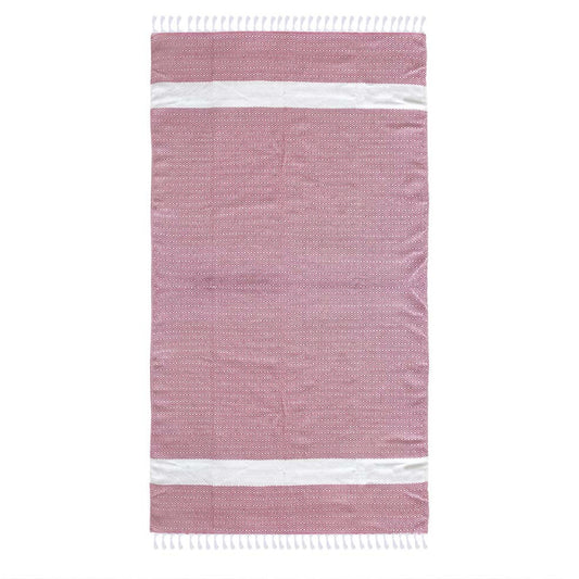 Toalla Turca Oman Diamond Roja (Jackard)