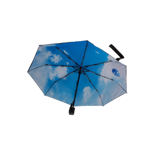 Paraguas Retráctil Negro - Promo 2025