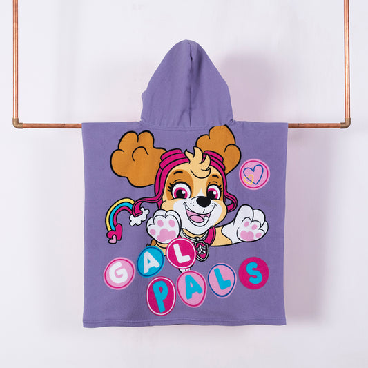 Toalla Playa Capucha 60X120Cm Paw Patrol Pals