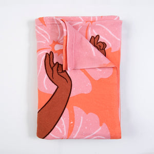 Toalla Playa C/Bolso 70X140 Cms Moana Hermanas