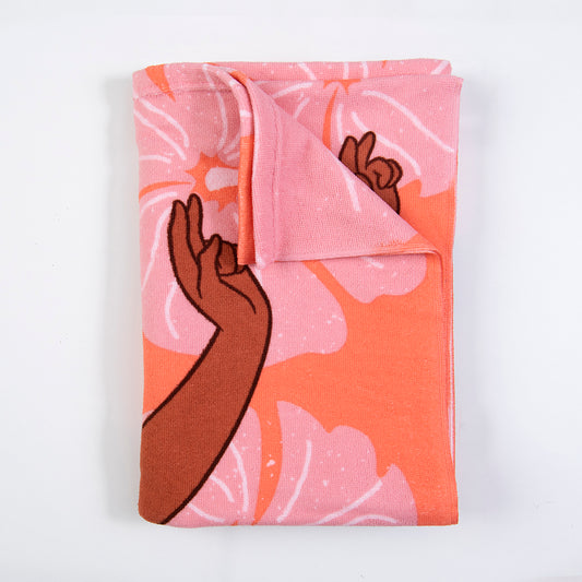 Toalla Playa C/Bolso 70X140 Cms Moana Hermanas