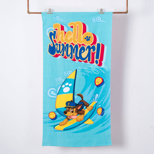 Set Toalla Playa 70X140 Cms + Jockey + Bolso Paw Patrol