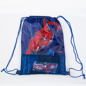 Set Toalla 70X140 Cms + Lentes De Agua + Bolso Spiderman