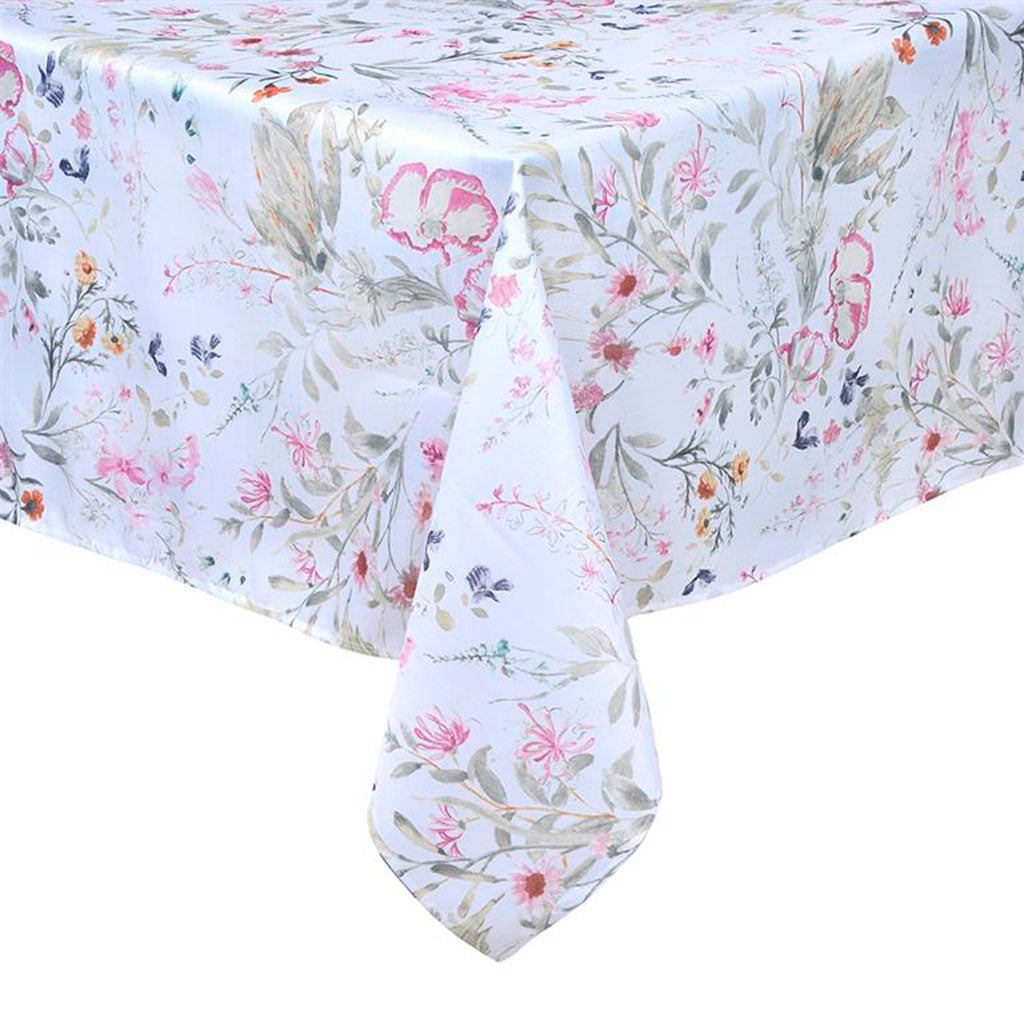 Mantel Acuarela Rectangular 150X210 Cms Diseño Flower