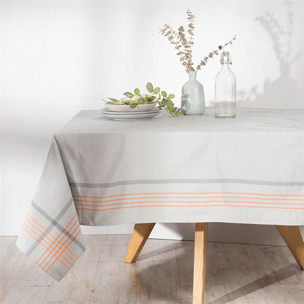 Mantel Tartan Rectangular 150X210 Cm Gris